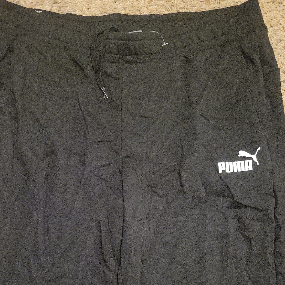 Puma Black Joggers with Logo Unisex